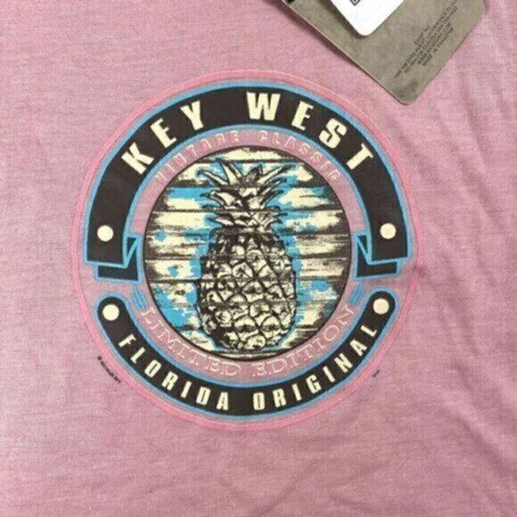 NEW Exist Key West Florida Open Shoulder Sleeve 100% Cotton Shirt Size Large - Picture 2 of 7